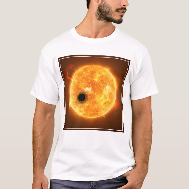 Exoplaneten Wasp-107b är en gasgivare T Shirt (Framsida)