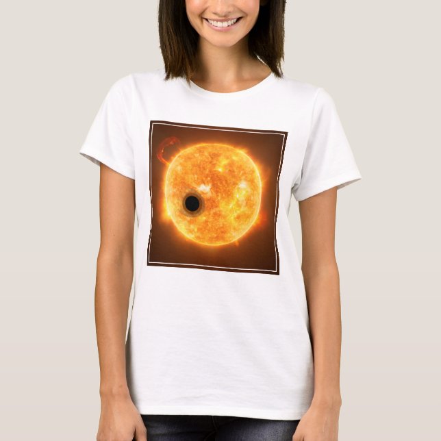 Exoplaneten Wasp-107b är en gasgivare T Shirt (Framsida)