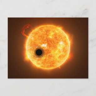 Exoplaneten Wasp-107b är en gasgivare Vykort