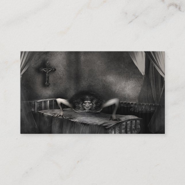 ExorcistanpassadeHalloween visitkortar Visitkort (Framsida)