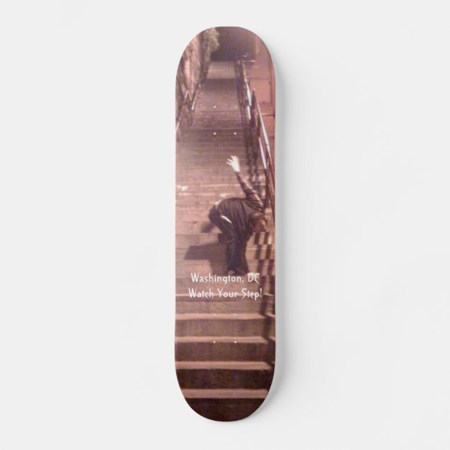 exorcisten Washington, den din DC-klockan kliver! Skateboard Bräda 21,5 Cm (Framsida)