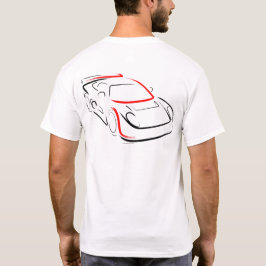 Exotic 01 Noble M400 Svart och Röd Baksida T Shirt