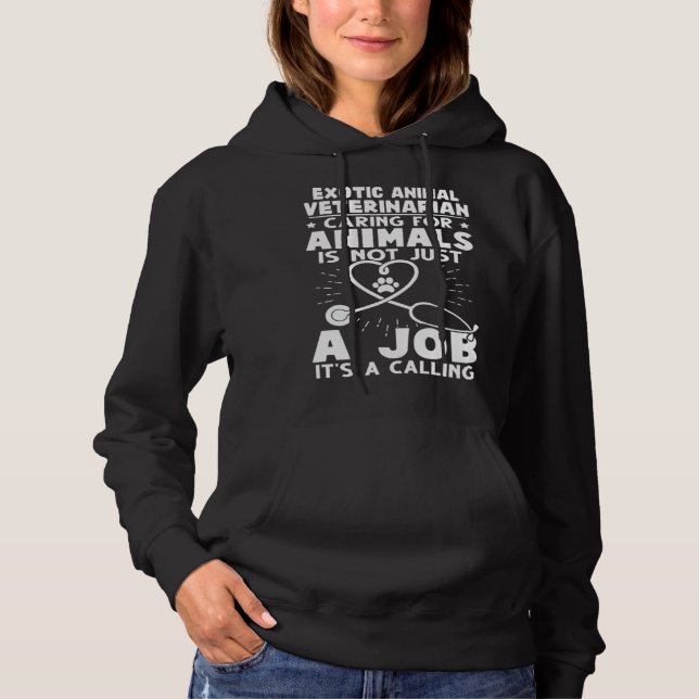 Exotic Animal Veterinarian Caring Animals Not Just T Shirt (Framsida)
