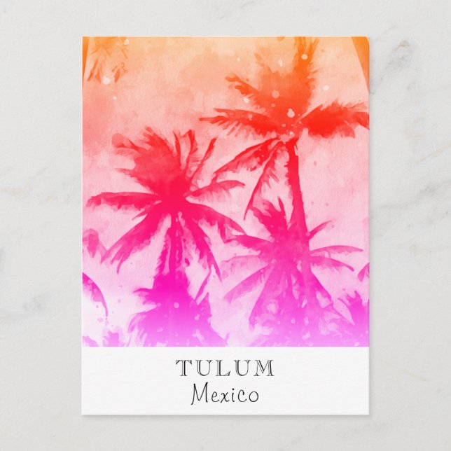 *~* Exotic AP25 Personalize Travel - Handflatan Lö Vykort (Framsida)