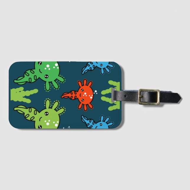 Exotic Axototal Salamander Bagagebricka (Framsida horisontal)