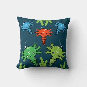 Exotic Axototal Salamander Cushion Kudde