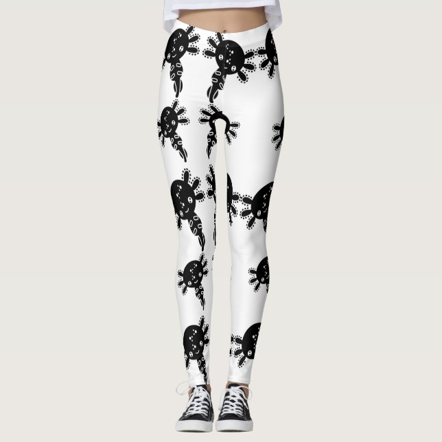 Exotic Axototl Salamander Leggings (Framsida)