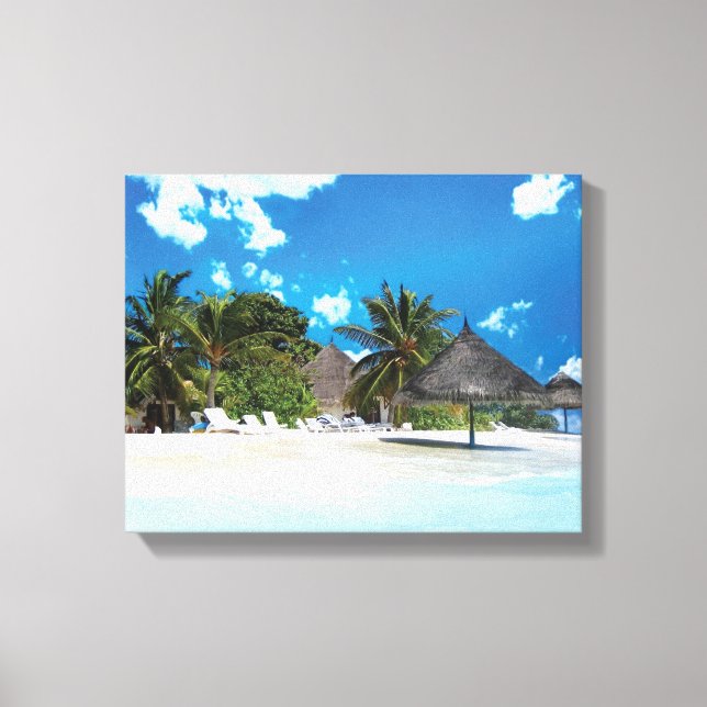 Exotic Beach Canvastryck (Framsida)