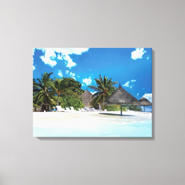 Exotic Beach Canvastryck (Framsida)