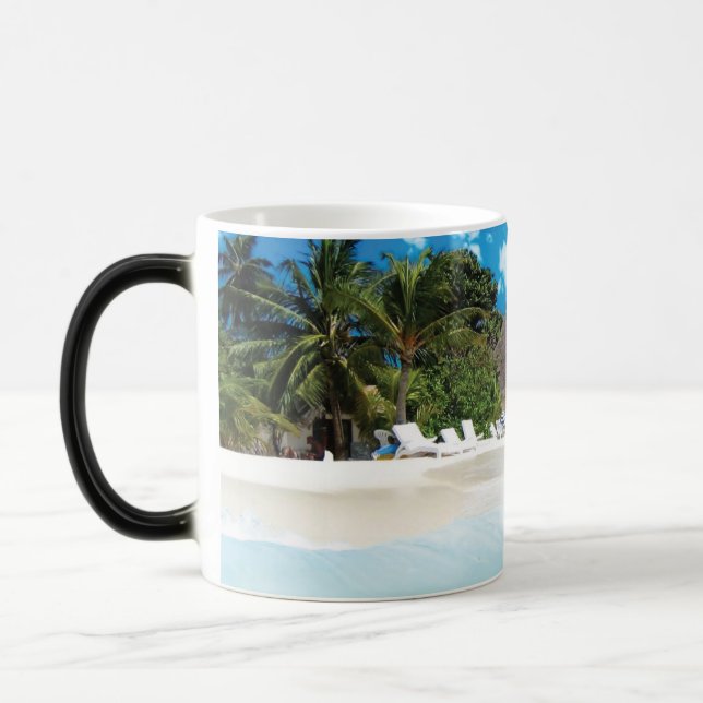 Exotic Beach Magisk Mugg (Vänster)