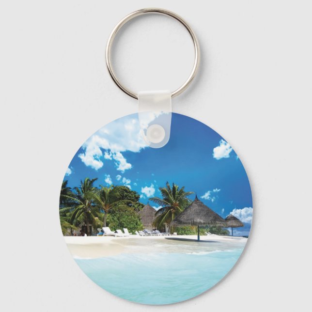 Exotic Beach Nyckelring (Framsida)
