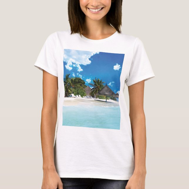 Exotic Beach T Shirt (Framsida)