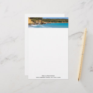 Exotic Beach Tropical Island Paradise Brevpapper