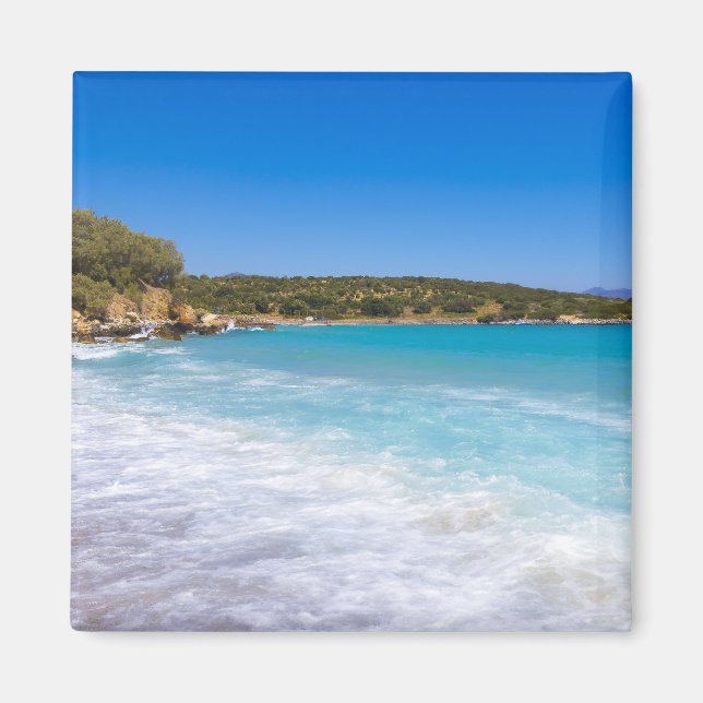 Exotic Beach Tropical Island Paradise Magnet (Framsidan)