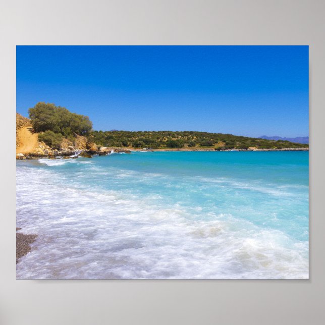 Exotic Beach Tropical Island Paradise Poster (Framsidan)