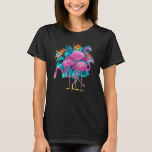 Exotic Bird Animal Lover Wildlife Tropical Rosa Fl T Shirt
