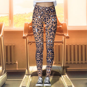 Exotic Brown Safari Print Leggings