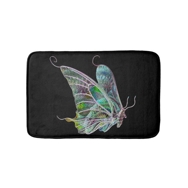 Exotic Butterfly Bath Mat Badrumsmatta (Framsidan)