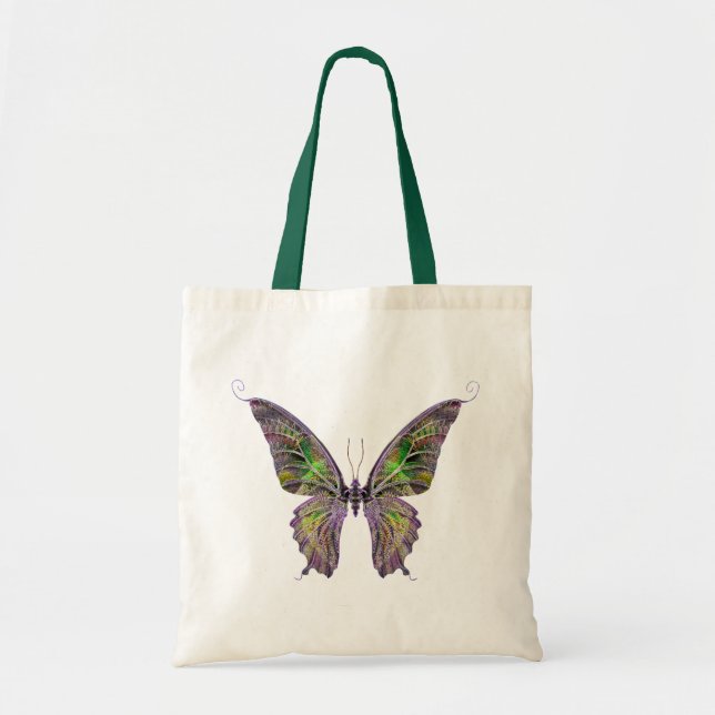 Exotic Butterfly Tote Bag Tygkasse (Framsidan)