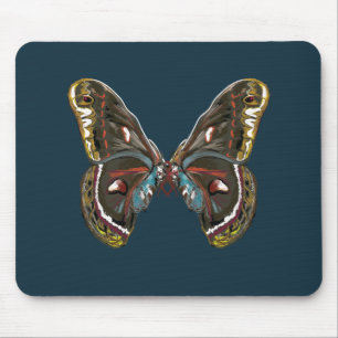 Exotic Butterfy Art Teckning Musmatta