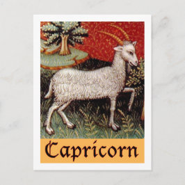 Exotic Capricorn Zodiac-tecken Vykort