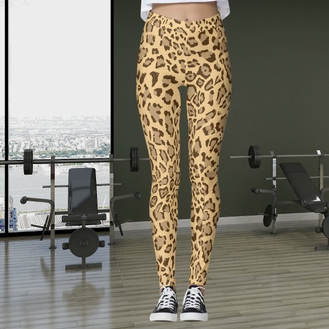 Exotic Cheetah-utskrift Leggings (Skapare uppladdad)