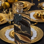 Exotic Chocolate Guld Black Honeycomb swirl<br><div class="desc">Exotic Chocolate Guld Black Honeycomb swirl. Elegant Classy Elite Ornate Guld Black. Fabriksprodukten för manar kvinnor,  flickor,  Zizzago skapat den här designen. NOTERA allt platt bilder! De har INTE äkta Glitter,  diamanter eller riktiga Bows!</div>