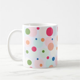 Exotic Colorful Polkadot Kaffemugg
