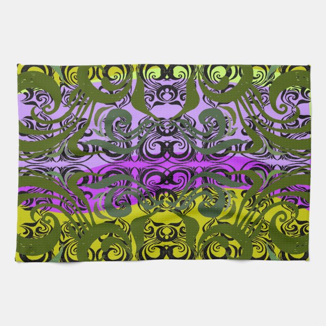 Exotic Damask Towel Kökshandduk (Horisontell)