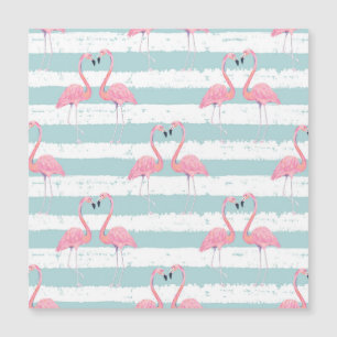 Exotic Flamingo Stripe Background Mönster