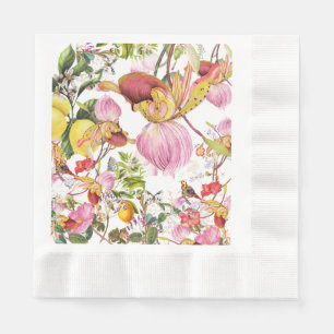 Exotic Flower  Pappersservett