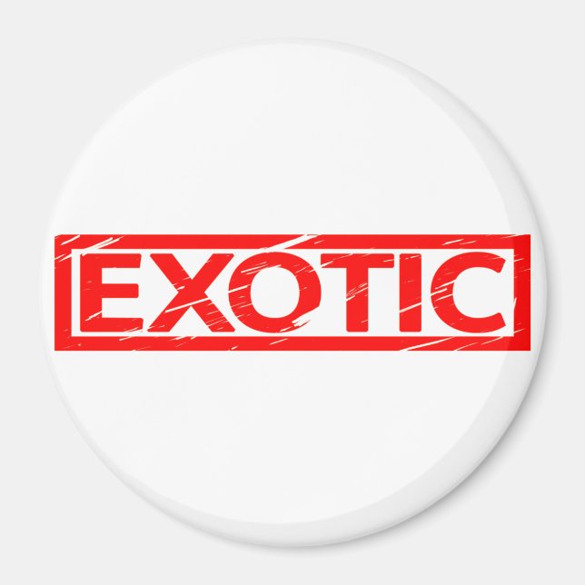 Exotic Frimärke Magnet (Framsidan)