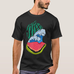 Exotic Fruit Tropical Summer Vacation Vågar Waterm T Shirt