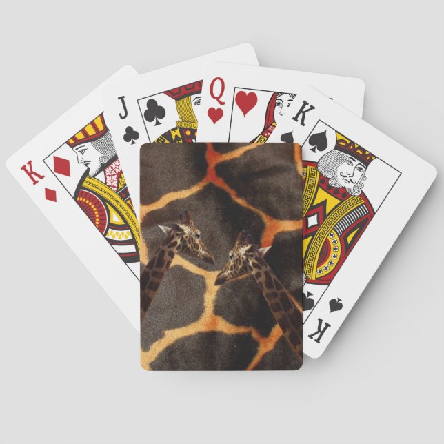 Exotic Giraffe Mönster Casinokort (Baksidan)