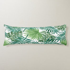 Exotic handflatan löv kroppskudde