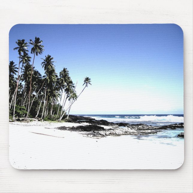 Exotic Handflatan Träd & Paradise Beach Musmatta (Framsidan)