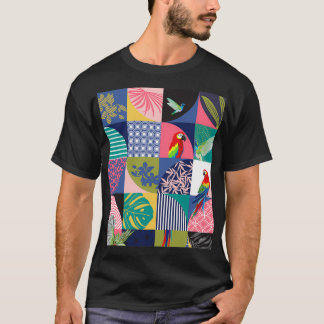 Exotic Hawaii Parrot Birds T Shirt