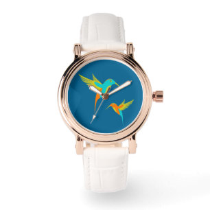 Exotic Hummingbird Blue Armbandsur