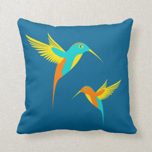 Exotic Hummingbird Blue Kudde