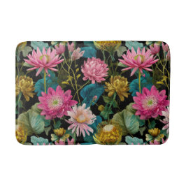 Exotic Jungle Pattern BOHO Tropical Aesthetic  Badrumsmatta