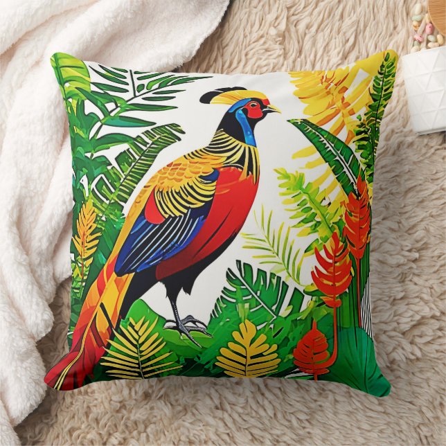Exotic Jungle Pheasant Kudde (Filt)