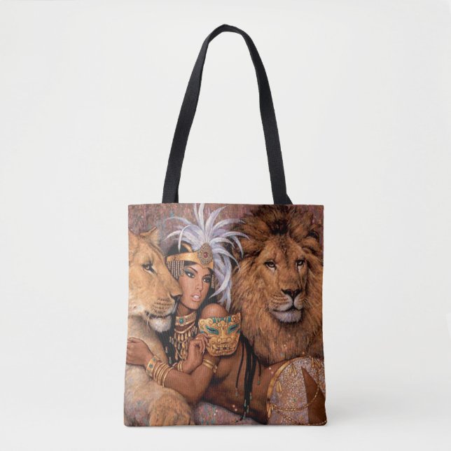 Exotic Jungle Princess Tote Tygkasse (Framsida)