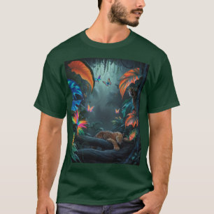 Exotic Jungle Scene T-shirt
