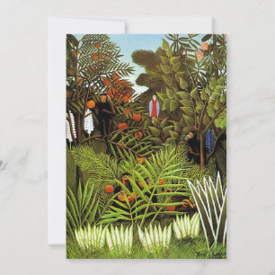 Exotic Landscape av Henri Rousseau Julkort
