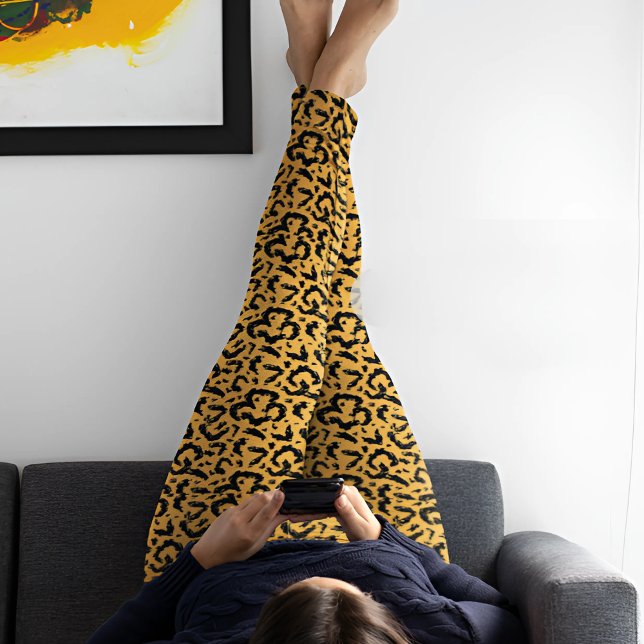 Exotic Leopard Safari Print Leggings (Skapare uppladdad)