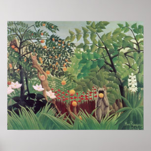Exotic Ligcape, 1910 Poster