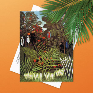 Exotic Ligcape Jungle Henri Rousseau Vykort