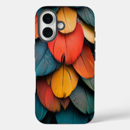 Exotic Macaw Feather Phone Case