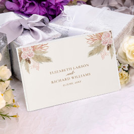 Exotic Modern Boho Tropical Bröllop Gästböcker