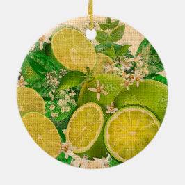 Exotic Musk Limes & Basil från Bangkok (Cretons) Julgransprydnad Keramik